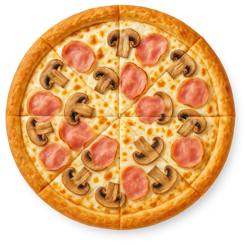 Ветчина и грибы